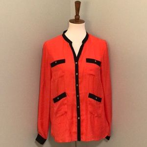 Aqua Brand Coral Blouse